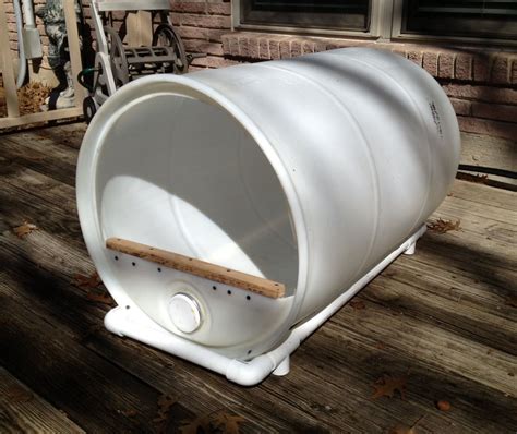 50 gallon metal drum dog house|cheap dog houses from barrels.